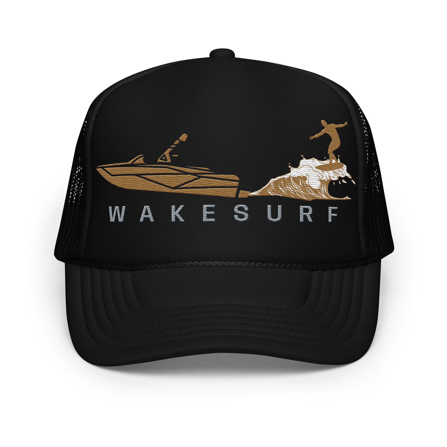 Wakesurf Golden Hour Foam trucker hat