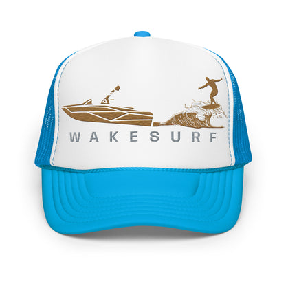 Wakesurf Golden Hour Foam trucker hat