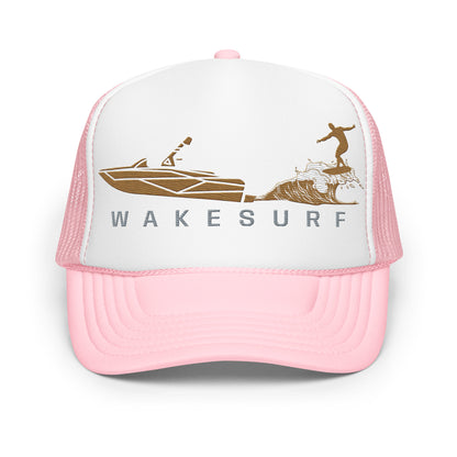 Wakesurf Golden Hour Foam trucker hat