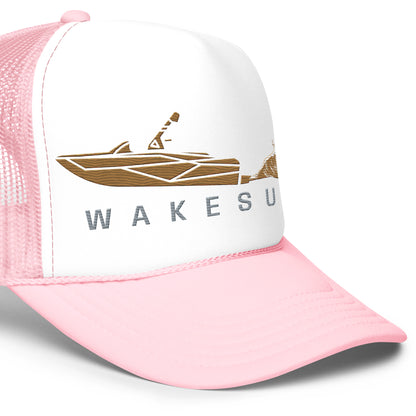 Wakesurf Golden Hour Foam trucker hat