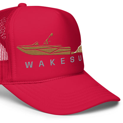 Wakesurf Golden Hour Foam trucker hat