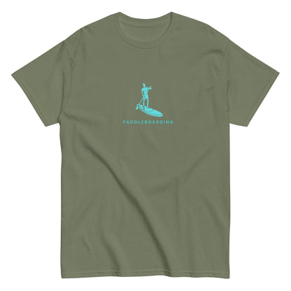 Paddleboarding Minimalistic Paddleboarder classic tee