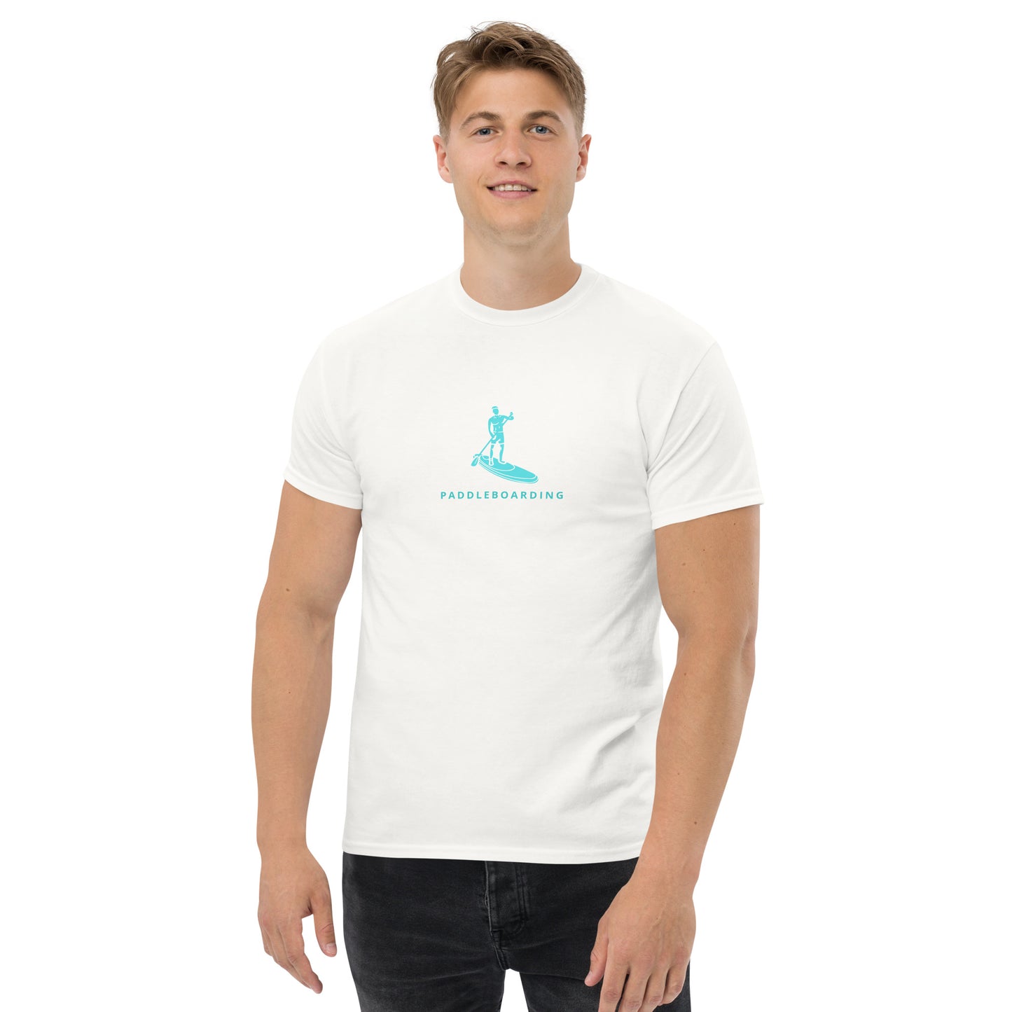 Paddleboarding Minimalistic Paddleboarder classic tee