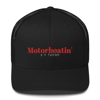 Motorboatin' Son of a Bitch Trucker Cap