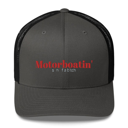 Motorboatin' Son of a Bitch Trucker Cap