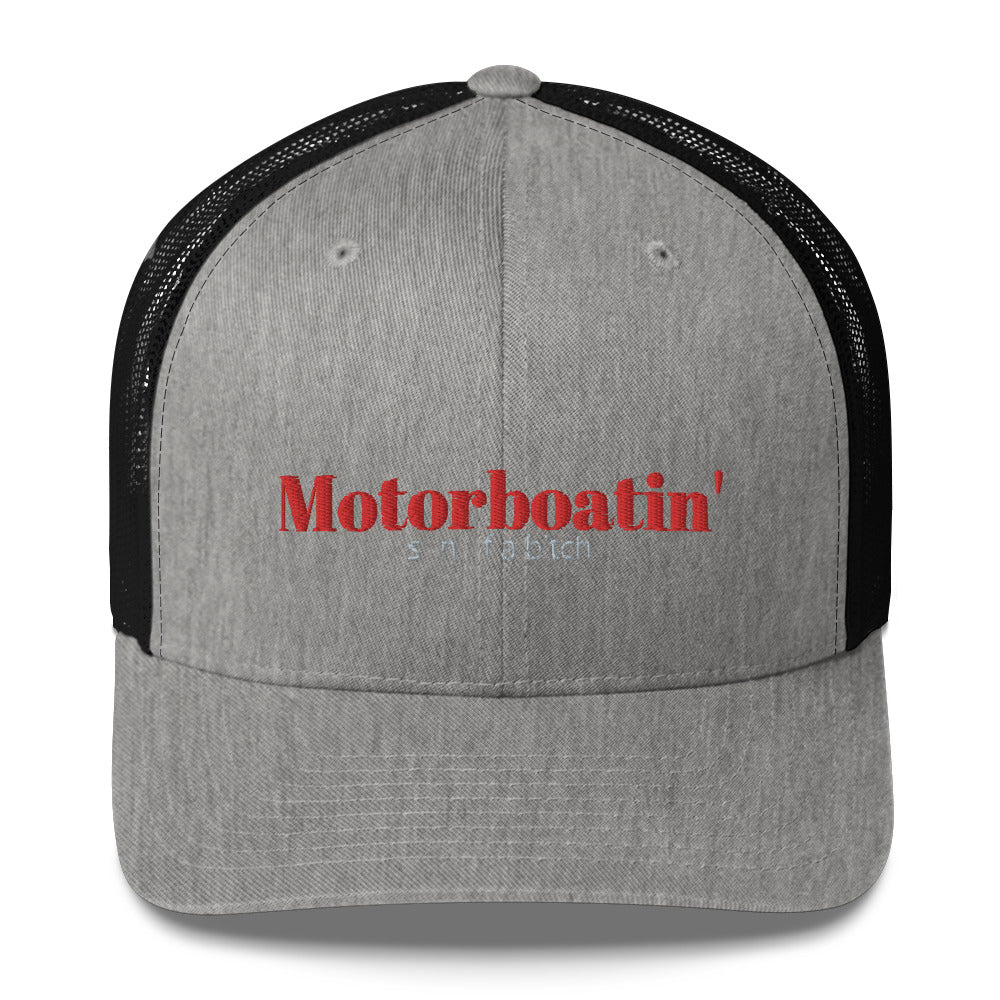 Motorboatin' Son of a Bitch Trucker Cap