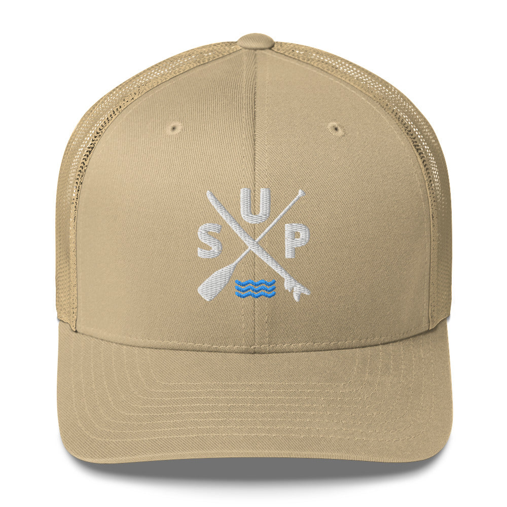 SUP Paddle X Board Paddleboarding SnapBack Trucker Cap