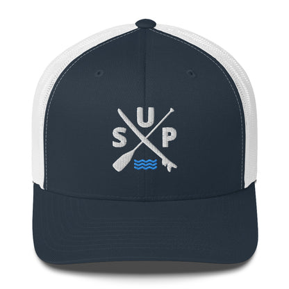 SUP Paddle X Board Paddleboarding SnapBack Trucker Cap