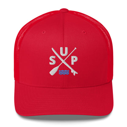 SUP Paddle X Board Paddleboarding SnapBack Trucker Cap