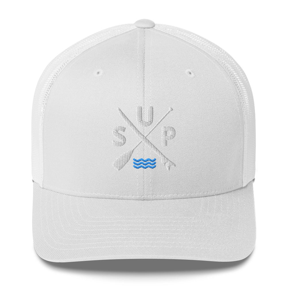 SUP Paddle X Board Paddleboarding SnapBack Trucker Cap