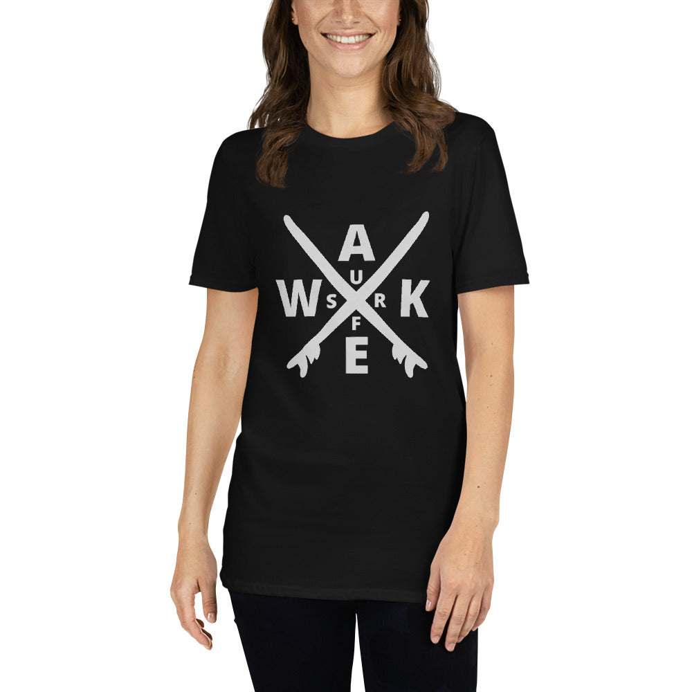 Wakesurf Board X Wake Surf Short-Sleeve Unisex T-Shirt