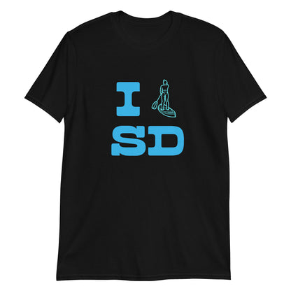 I Paddle SD Woman Paddler Short-Sleeve Unisex T-Shirt