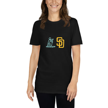 Paddleboard San Diego Short-Sleeve Unisex T-Shirt