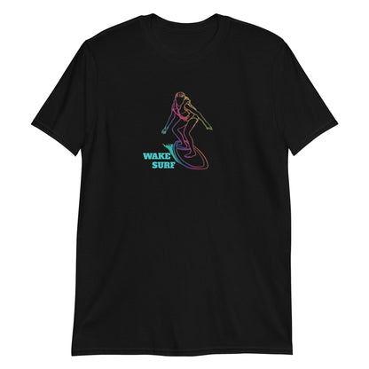 Wakesufer Girl Colorful Short-Sleeve Unisex T-Shirt