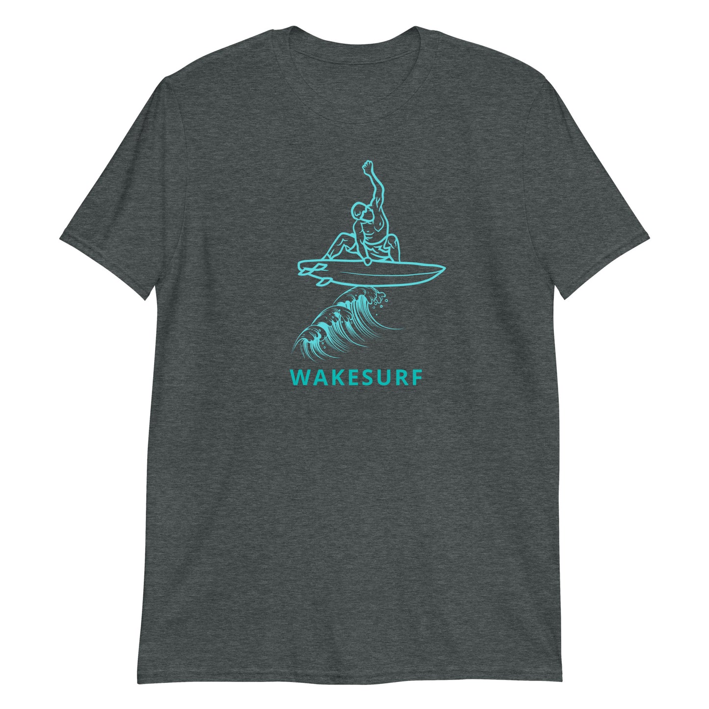 Wakesurf Jump Surfer Getting Air Short-Sleeve Unisex T-Shirt