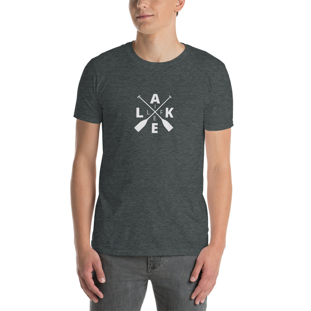 Lake Life X Oars Logo Short-Sleeve Unisex T-Shirt