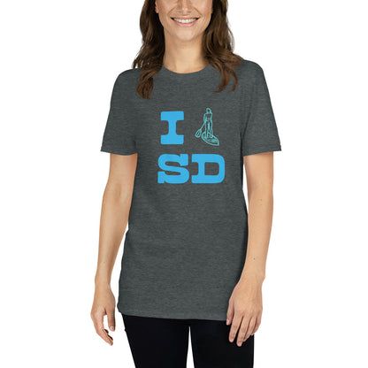 I Paddle SD Woman Paddler Short-Sleeve Unisex T-Shirt