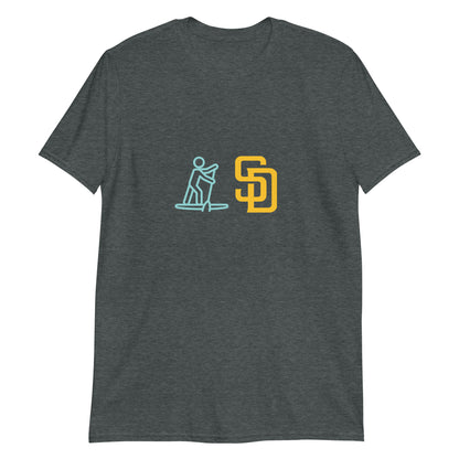 Paddleboard San Diego Short-Sleeve Unisex T-Shirt