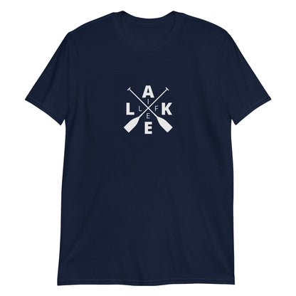 Lake Life X Oars Logo Short-Sleeve Unisex T-Shirt