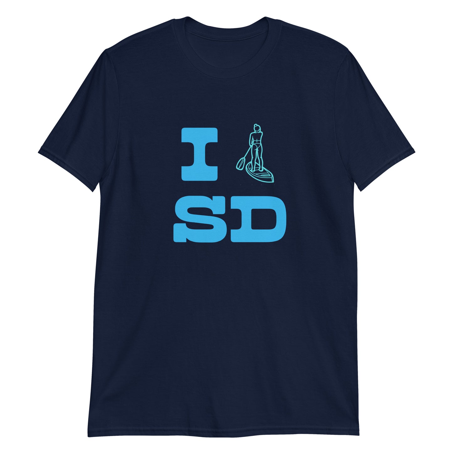 I Paddle SD Woman Paddler Short-Sleeve Unisex T-Shirt