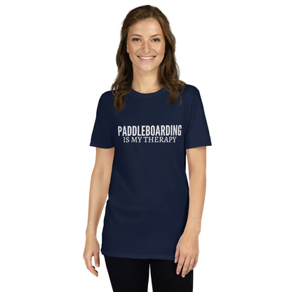 Paddleboarding Is My Therapy Short-Sleeve Unisex T-Shirt