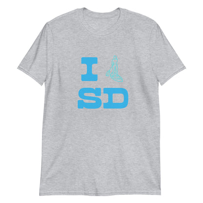 I Paddle SD Woman Paddler Short-Sleeve Unisex T-Shirt