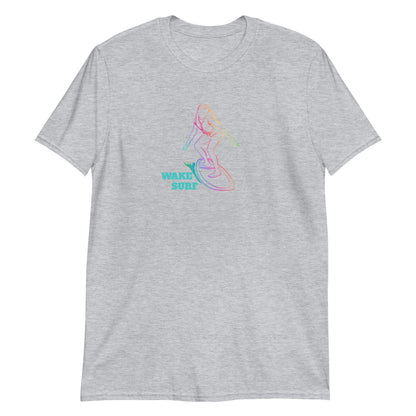 Wakesufer Girl Colorful Short-Sleeve Unisex T-Shirt