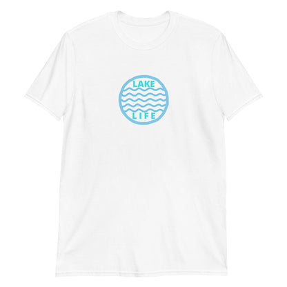 Lake Life Circle Logo With Wave Ripples Short-Sleeve Unisex T-Shirt