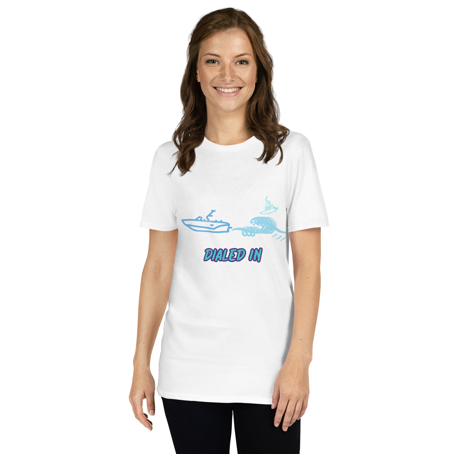 Wakesurf Dialed In Wave Short-Sleeve Unisex T-Shirt