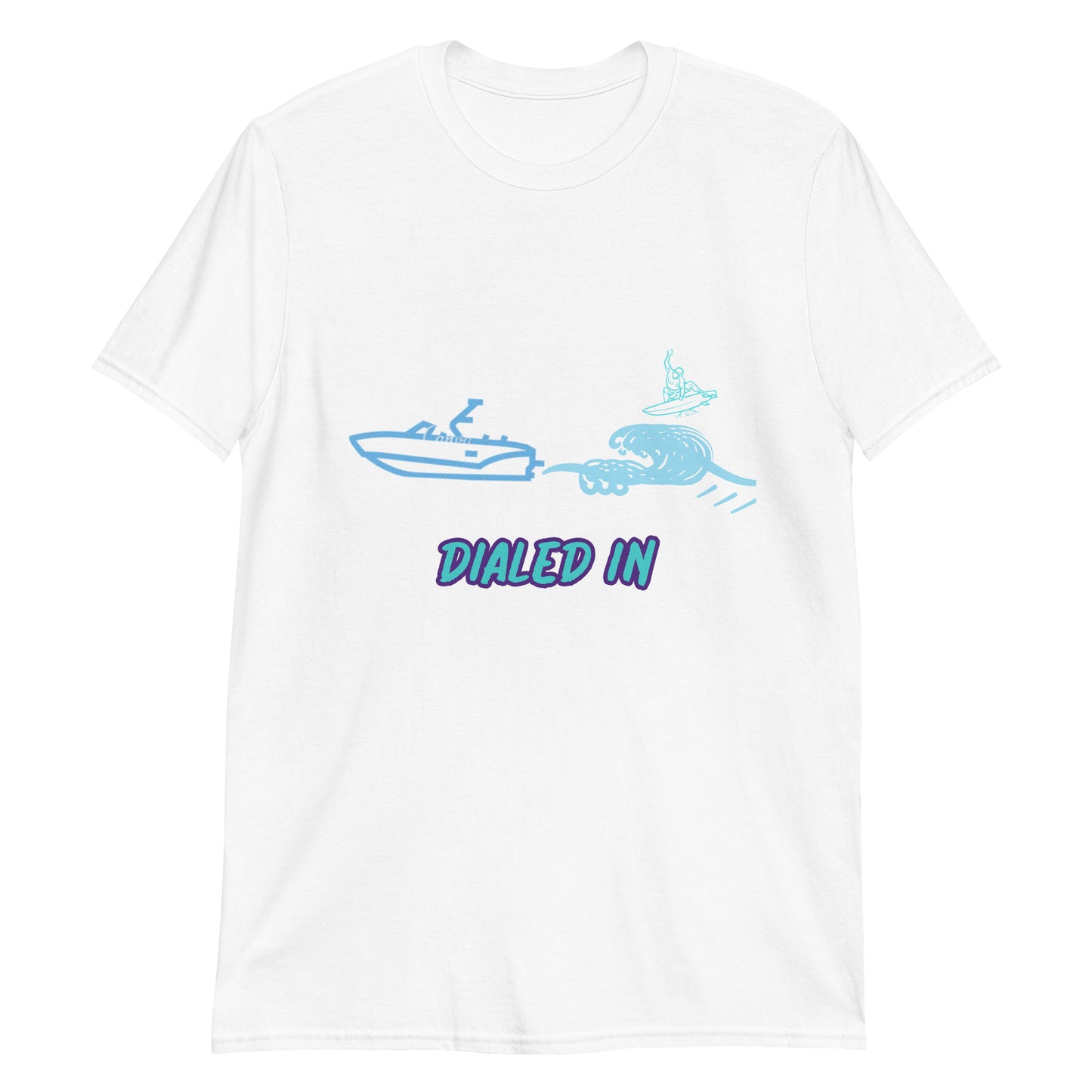 Wakesurf Dialed In Wave Short-Sleeve Unisex T-Shirt