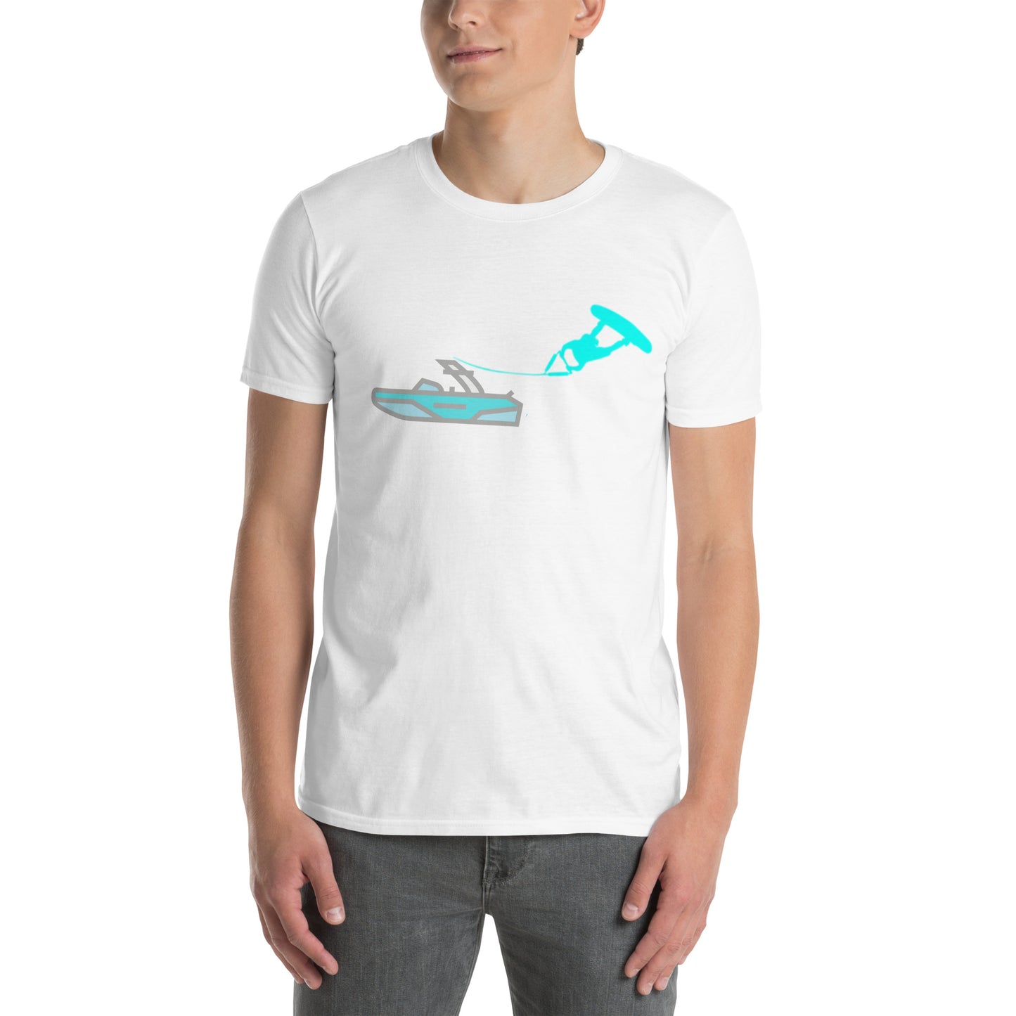 Wakeboarding Simplistic Short-Sleeve Unisex T-Shirt