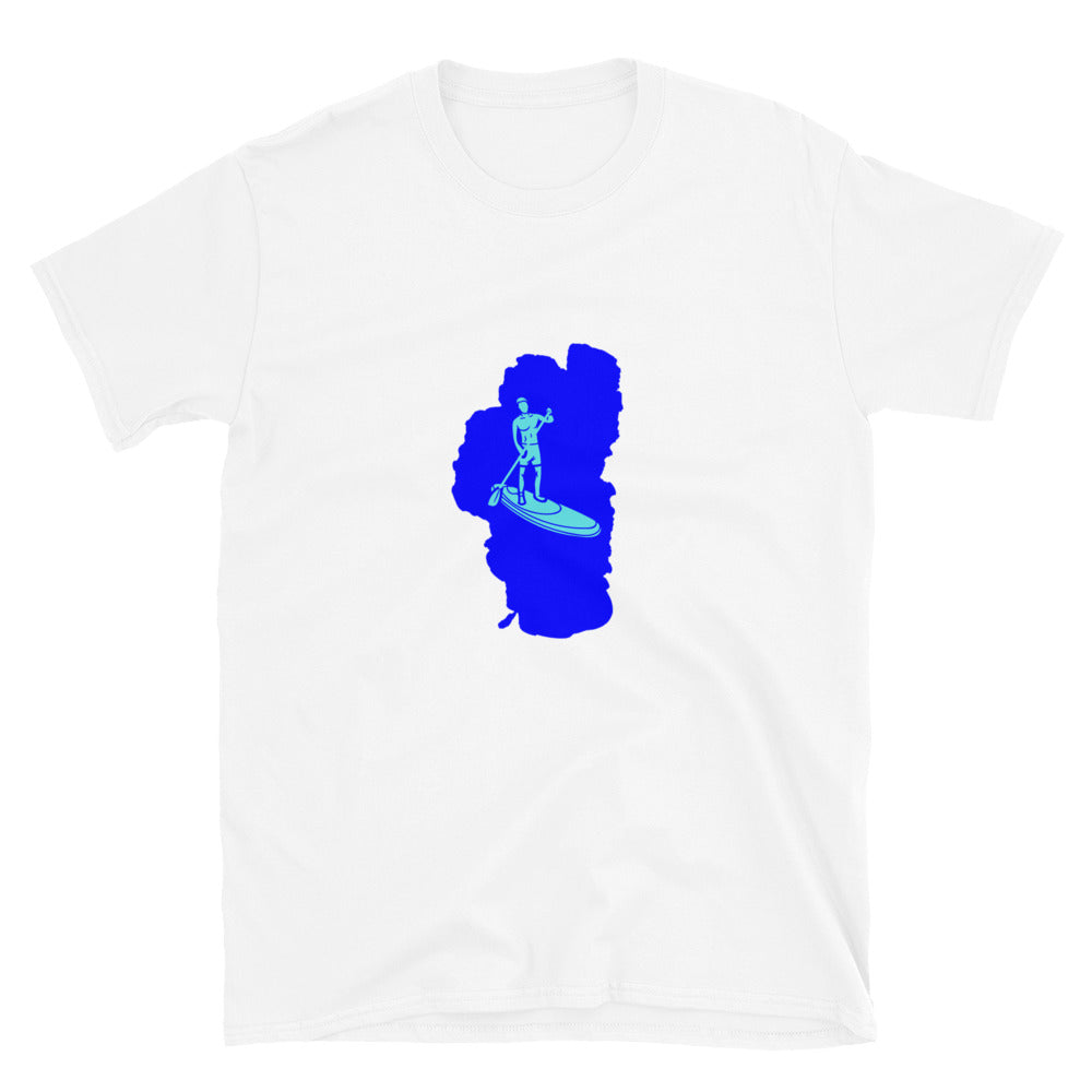 Paddleboard on Lake Tahoe Short-Sleeve Unisex T-Shirt