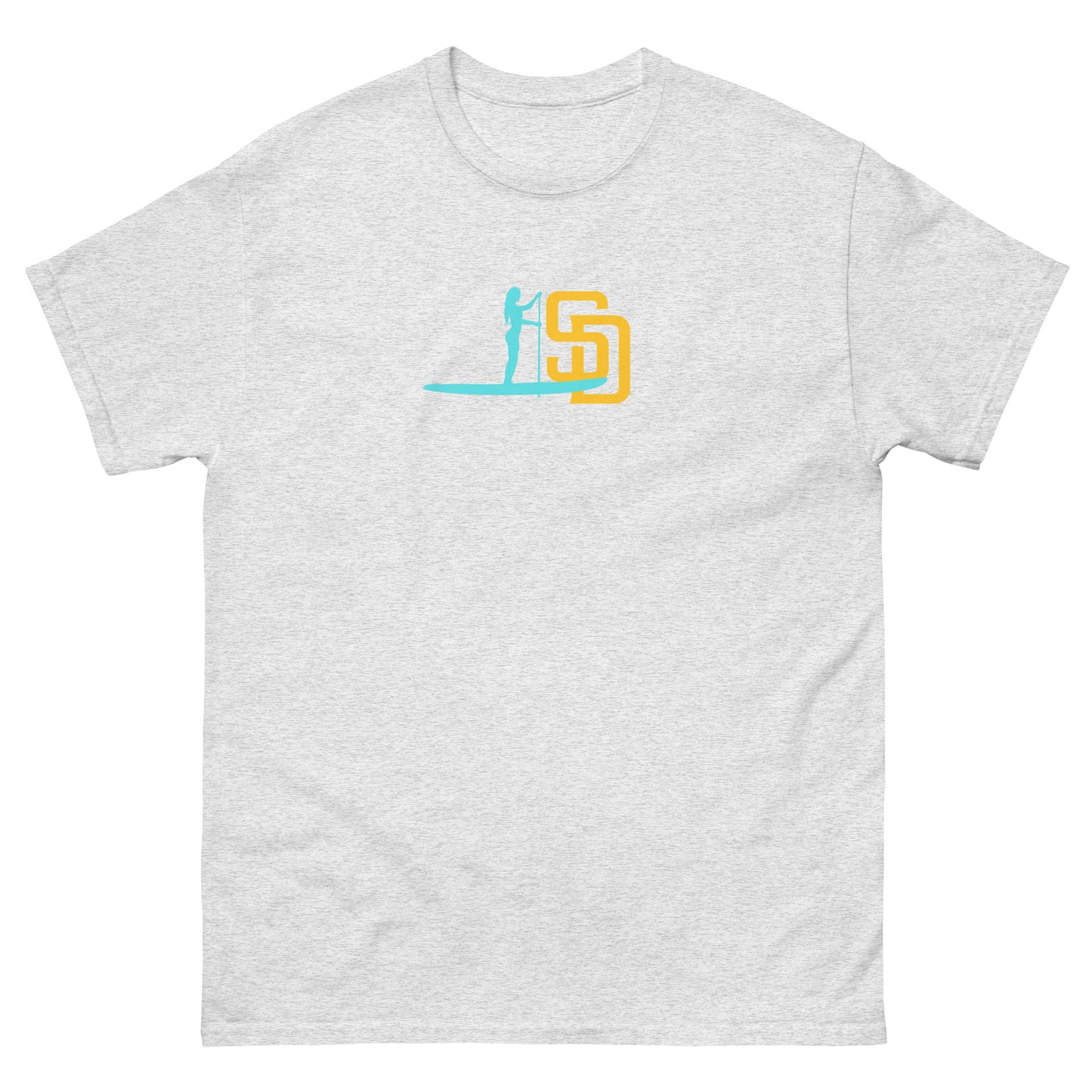 Paddleboarding San Diego Lady Paddler Unisex classic tee