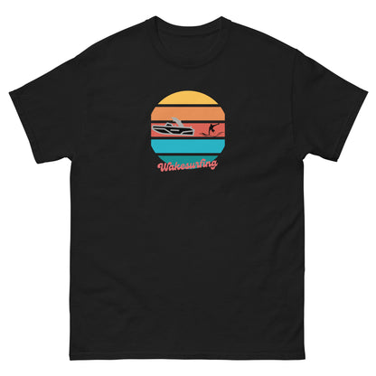 Wakesurfing @ Sunset Unisex classic tee