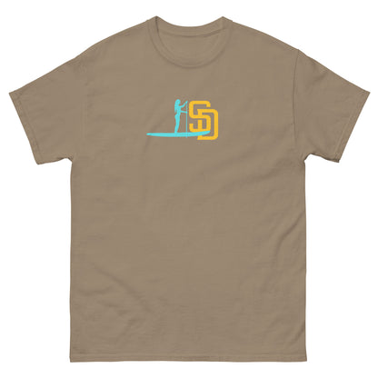 Paddleboarding San Diego Lady Paddler Unisex classic tee