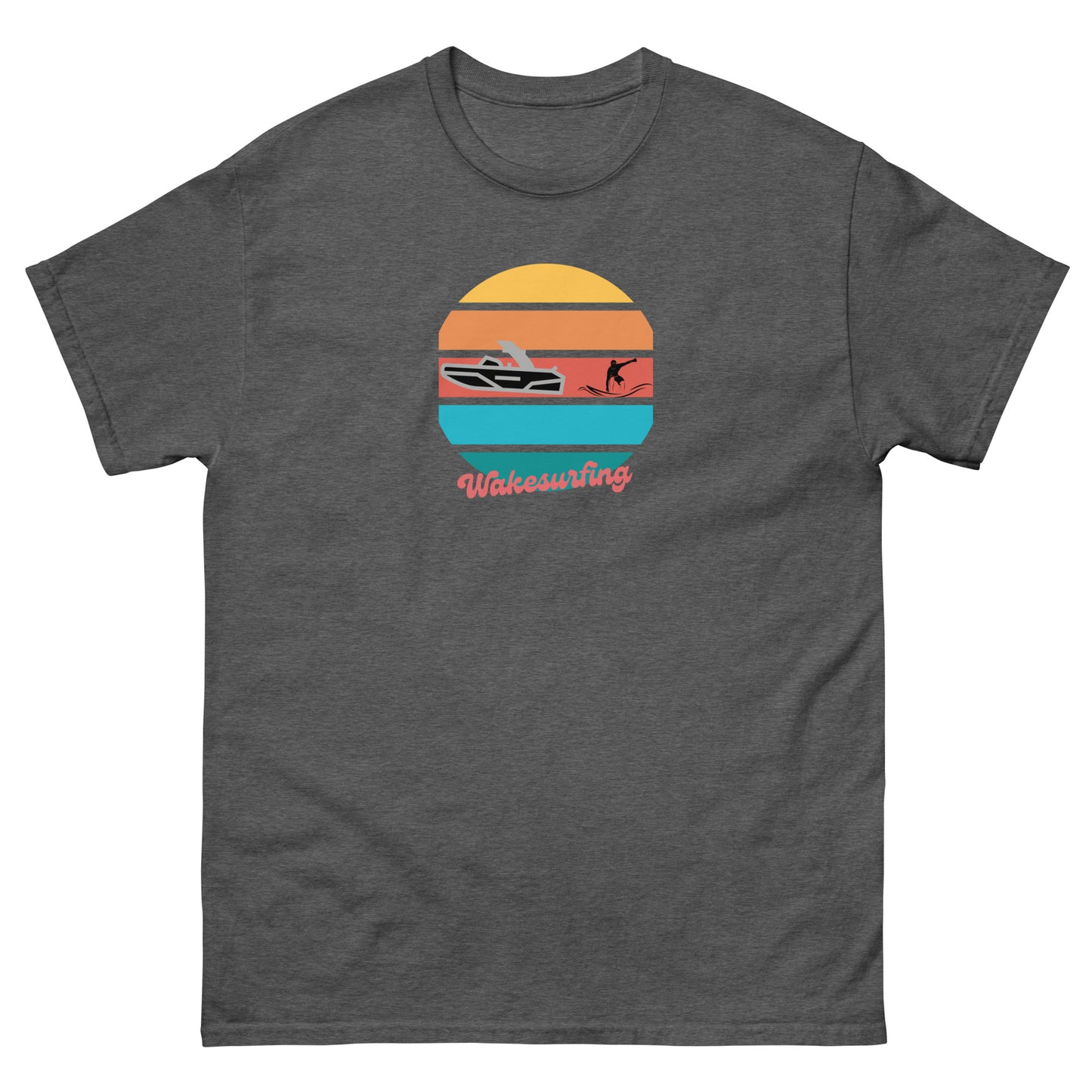 Wakesurfing @ Sunset Unisex classic tee