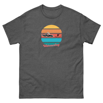 Wakesurfing @ Sunset Unisex classic tee