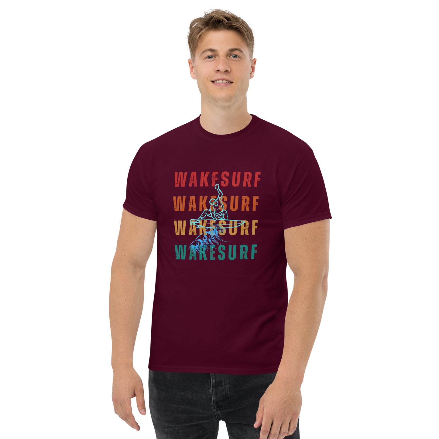 WAKESURF & Jumping Surfer Unisex classic tee