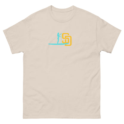 Paddleboarding San Diego Lady Paddler Unisex classic tee