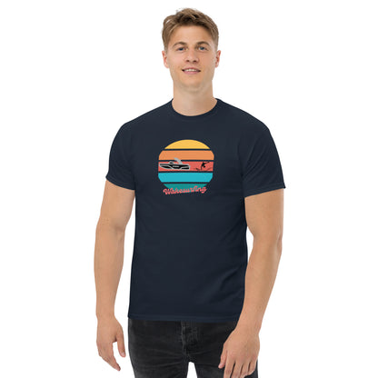 Wakesurfing @ Sunset Unisex classic tee