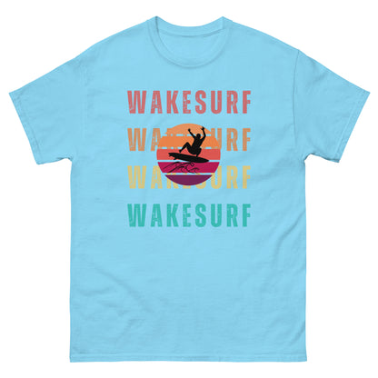 WAKESURF with jumping surfer Unisex classic tee