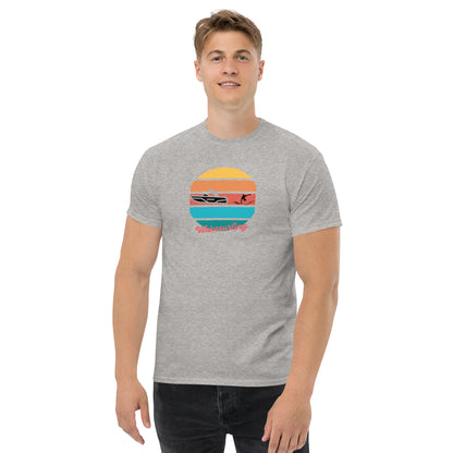 Wakesurfing @ Sunset Unisex classic tee