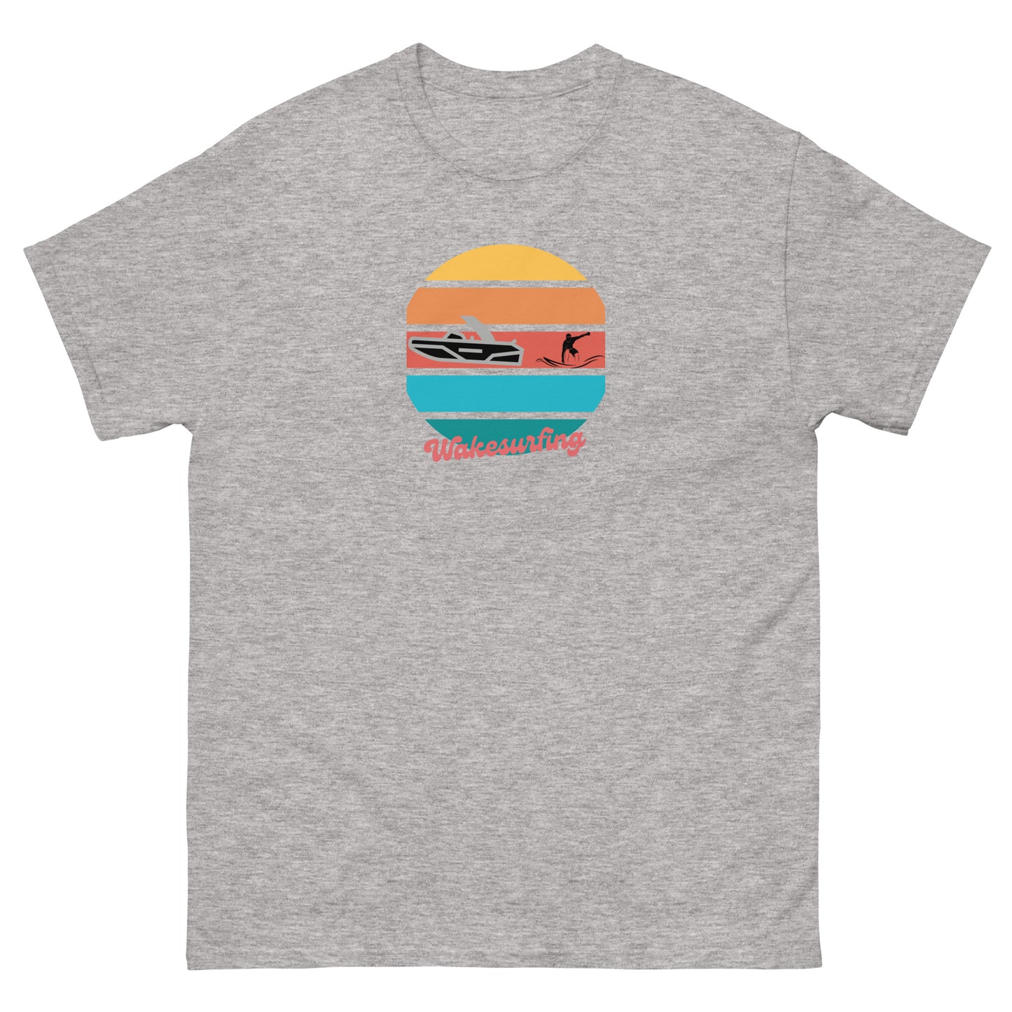 Wakesurfing @ Sunset Unisex classic tee