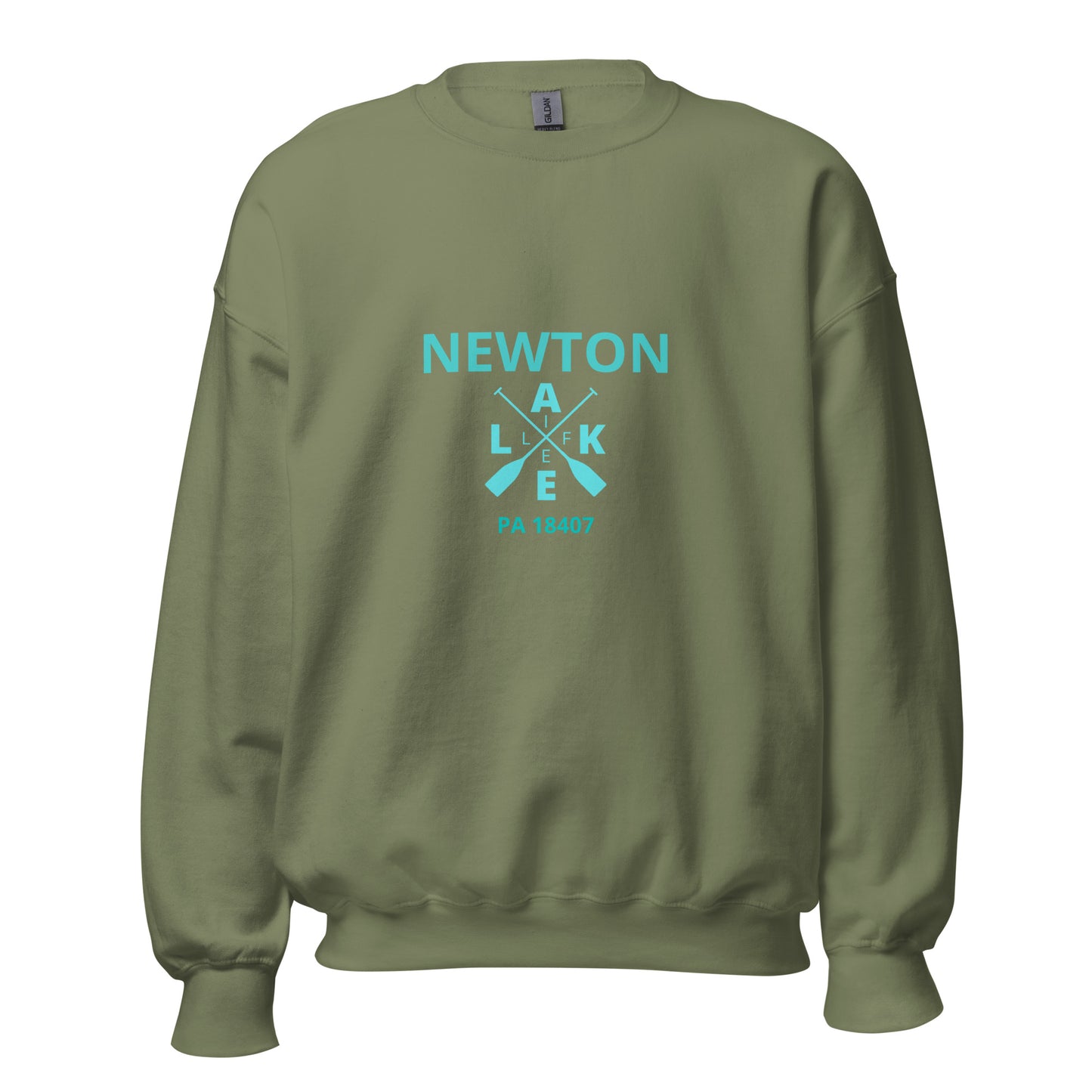 Newton Lake X Oars PA 18407 Unisex Sweatshirt