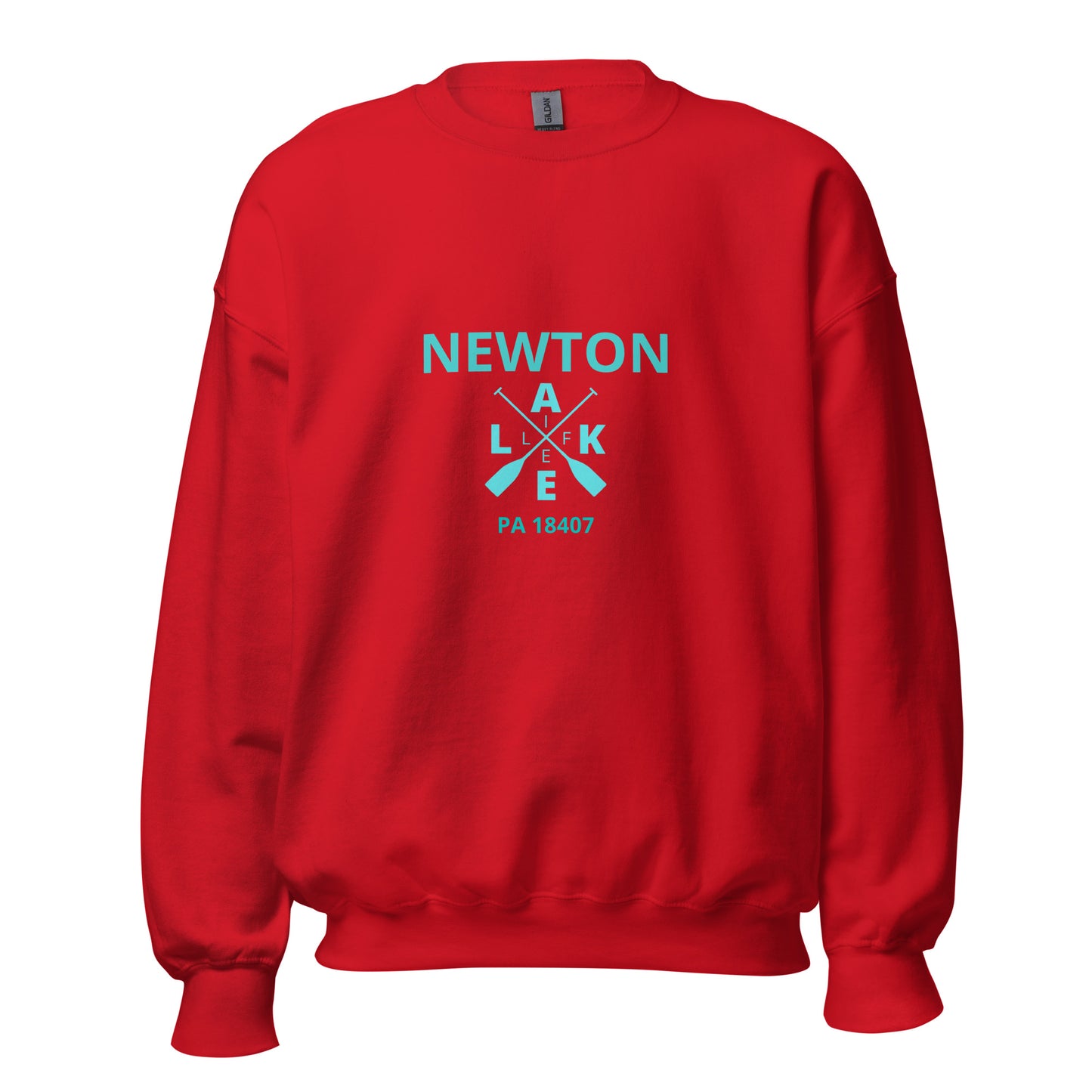 Newton Lake X Oars PA 18407 Unisex Sweatshirt