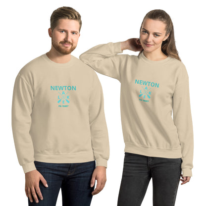 Newton Lake X Oars PA 18407 Unisex Sweatshirt