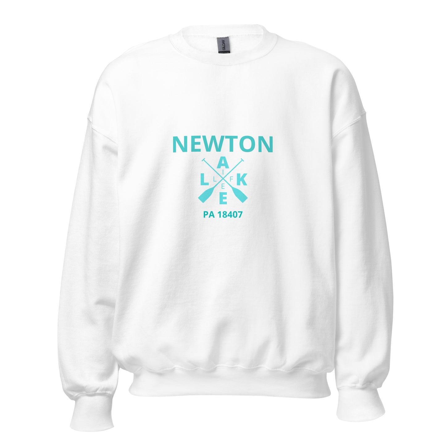 Newton Lake X Oars PA 18407 Unisex Sweatshirt