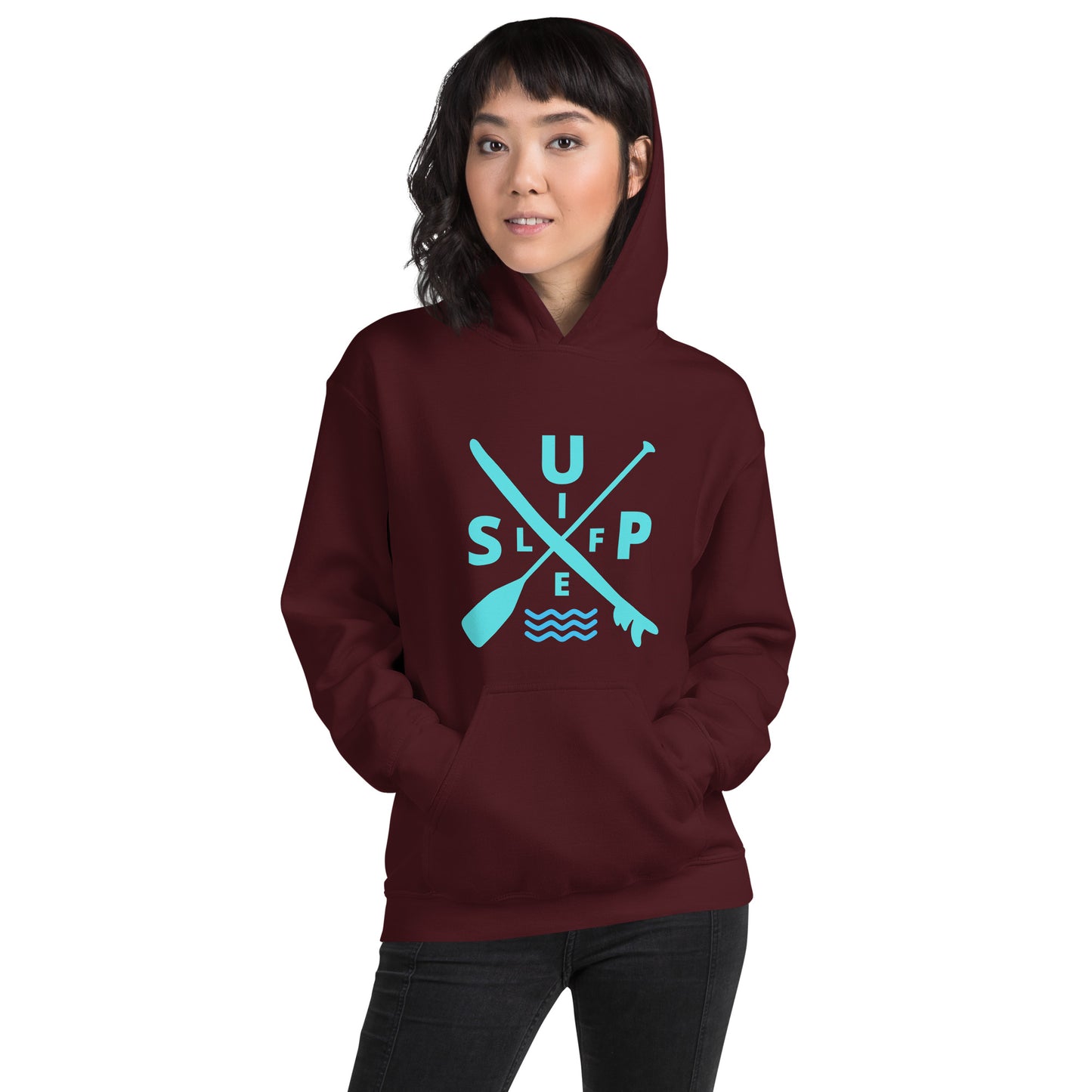 SUP LIEF Paddleboard Vibes - board X paddle Unisex Hoodie