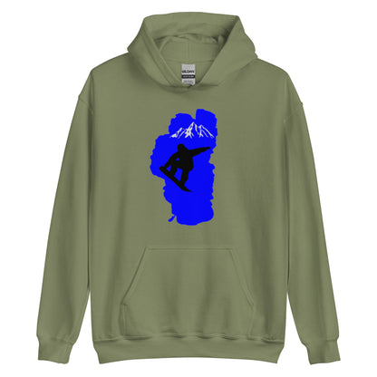 Lake Tahoe Mountains Snowboard Club Unisex Hoodie