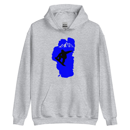 Lake Tahoe Mountains Snowboard Club Unisex Hoodie